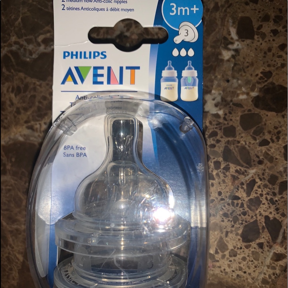 4 Nipple pack for Avent bottle